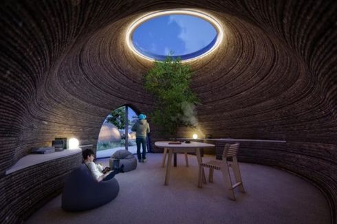 Arsitek Ini Bangun Rumah Cetak 3D dari Tanah Liat