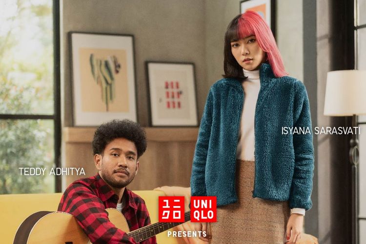 Konser online bertajuk Holiday Rock dari Uniqlo menghadirkan musisi Isyana Saravati dan Teddy Adhitya