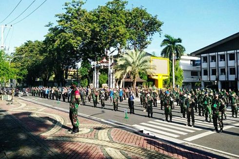 Di Banjarmasin, Tak Pakai Masker Saat Masuk Pasar Diberi Hukuman Fisik