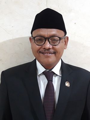 Anggota DPRD DKI Jakarta Fraksi Gerindra Syarif, di lantai 3, Gedung DPRD DKI Jakarta, Jalan Kebon Sirih, Jakarta Pusat, Senin (21/10/2019)