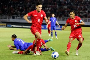 Babak I Timnas U20 Indonesia Vs Yaman: Gol Jens Raven Langsung Dibalas, Skor 1-1