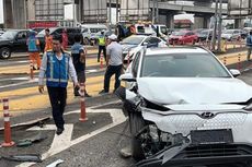 Kecelakaan Beruntun di Gerbang Tol Halim, 4 Korban Alami Sesak di Dada 