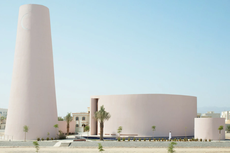 Tak Ada Hiasan Kaligrafi, Begini Tampilan Masjid Minimalis di Oman
