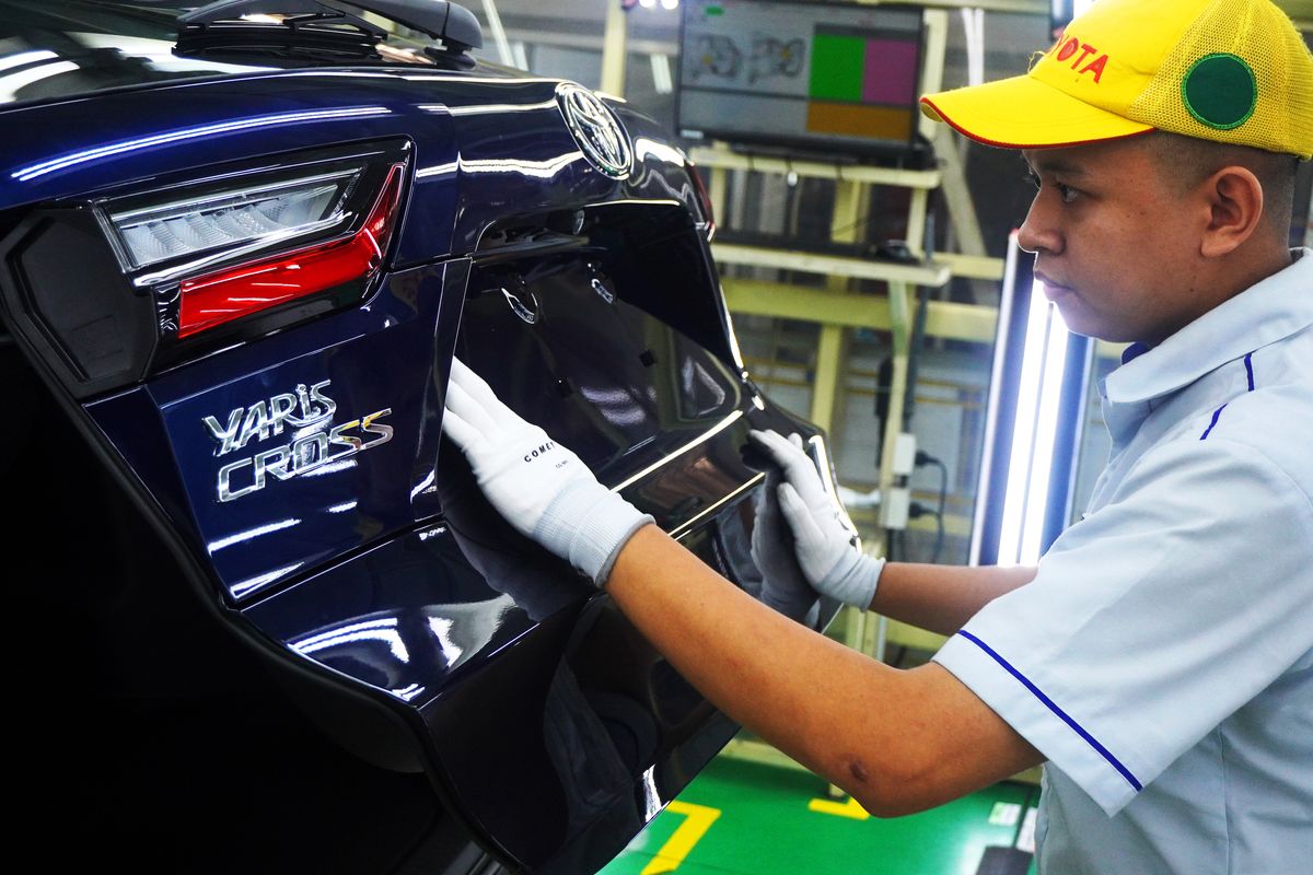 Produksi Toyota Yaris Cross Hybrid di Toyota Motor Manufacturing Indonesia (TMMIN)
