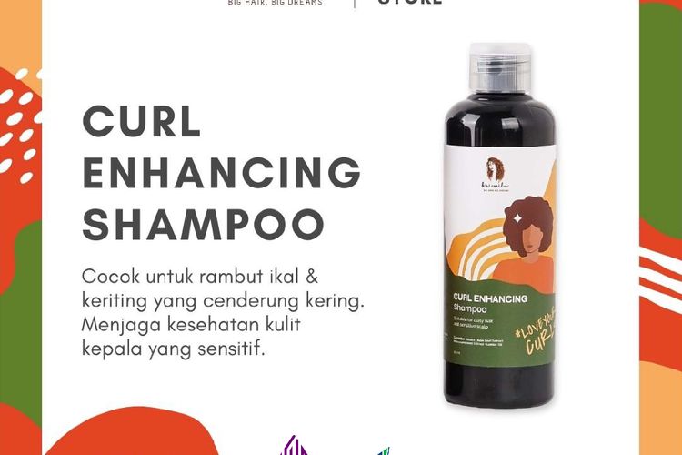 Kriwil Curl Enhancing Shampoo.