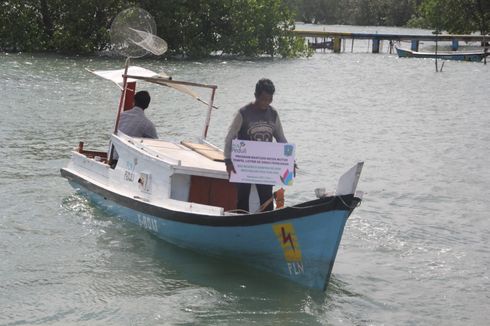 Kini, Nelayan Pulau Selat Nasik Belitung Gunakan Perahu Listrik
