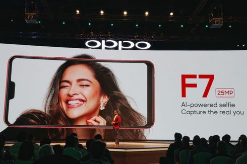Oppo F7 Meluncur dengan Kamera Selfie Pintar 25 Megapiksel