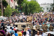 Amankan Demo George Floyd di Washington, Garda Nasional AS Terinfeksi Virus Corona