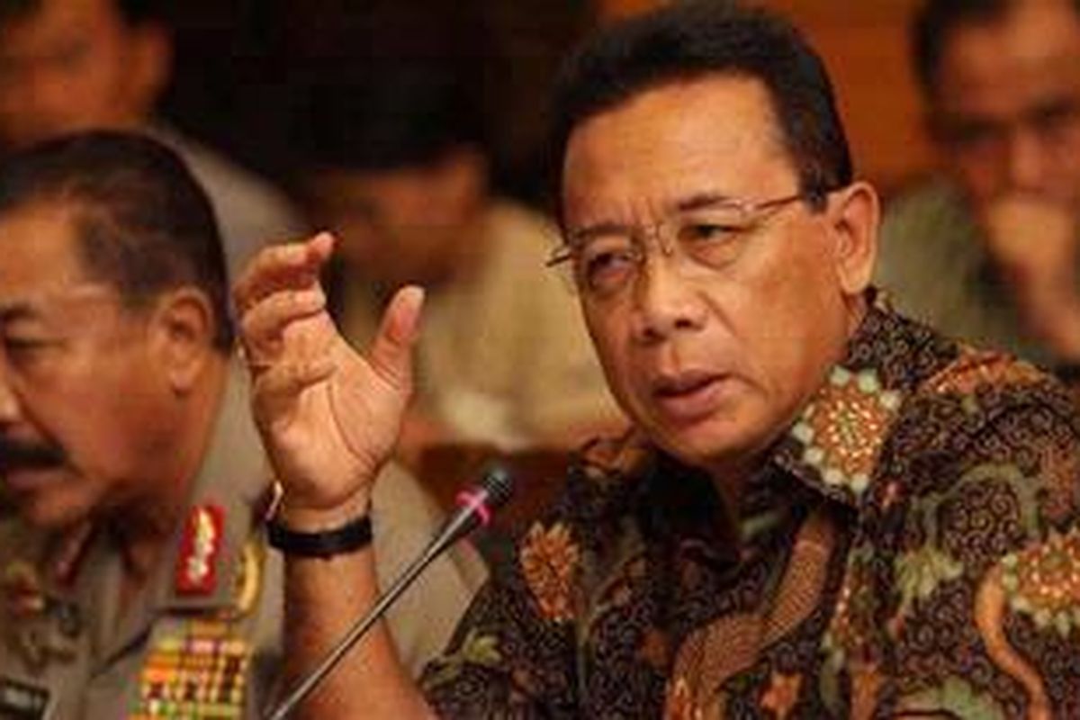 Menkopolhukam Djoko Suyanto 