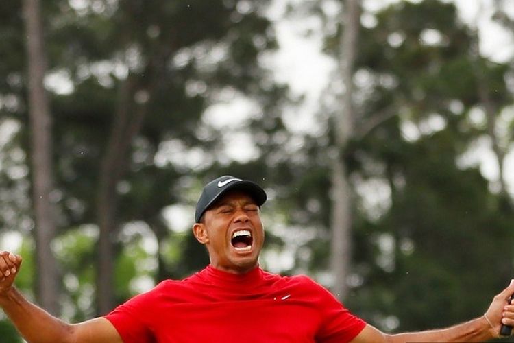Tiger Woods, berhasil menjuarai Masters Tournament yang berlangsung di Augusta, Georgia, Amerika Serikat, Minggu (14/4/2019).

