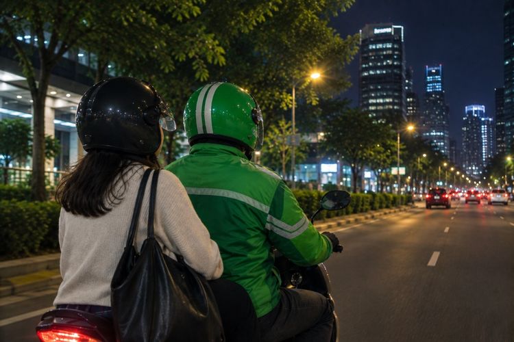 Pulang Malam Sendirian Naik Ojol? Ini yang Perlu Diperhatikan