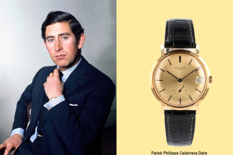 Raja Charles III dengan Patek Philippe Calatrava Date