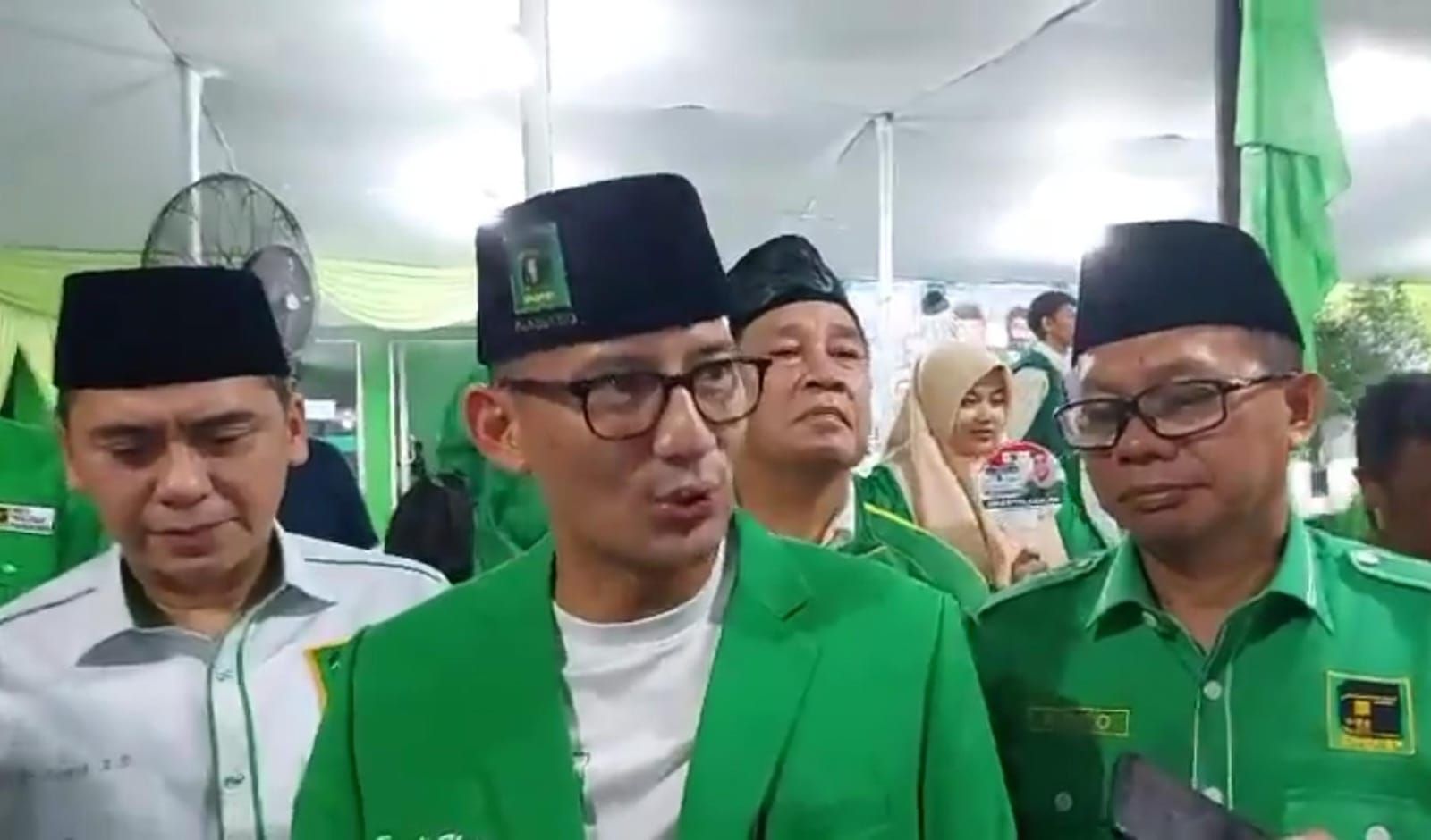 Pidato di Acara PPP, Sandiaga: Insya Allah, Wamenag Saiful Rahmat Jadi Gubernur DKI Selanjutnya