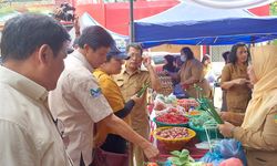Lewat Pasar Mitra Tani, Kementan Kendalikan Lonjakan Harga Bapok di Medan
