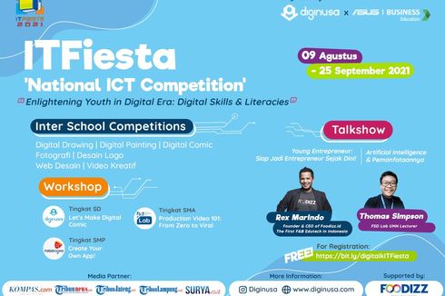 Diginusa dan Asus Indonesia Gelar Kompetisi IT Nasional SD-SMA, Yuk Ikut!