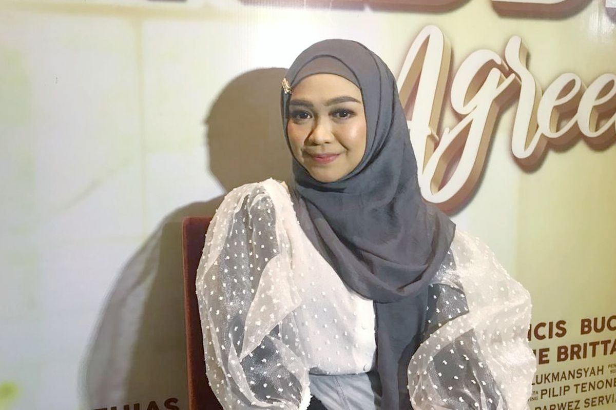 YouTuber Ria Ricis saat ditemui di gala premiere film Wedding Agreement di XXI Epicentrum, Jakarta Selatan, Selasa (30/7/2019).