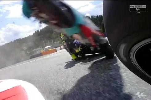 Sebut Insiden di GP Austria Mengerikan, Rossi Berhasil Finis ke-5