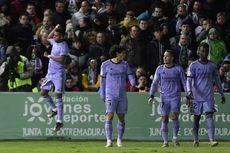 Hasil Copa del Rey: Real Madrid Susah Payah Kalahkan Tim Divisi 4 