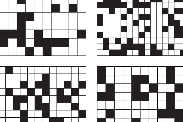 Ilustrasi teka-teki silang.
