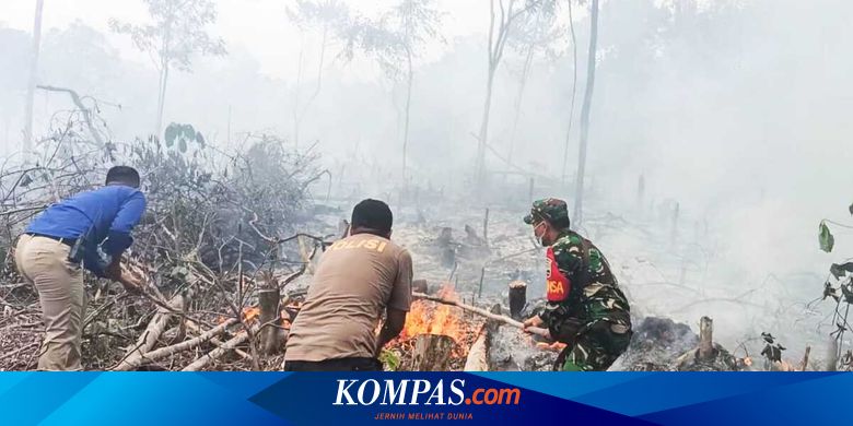 Lahan di Dekat Rumah Sakit di Rokan Hulu Diduga Sengaja Dibakar
