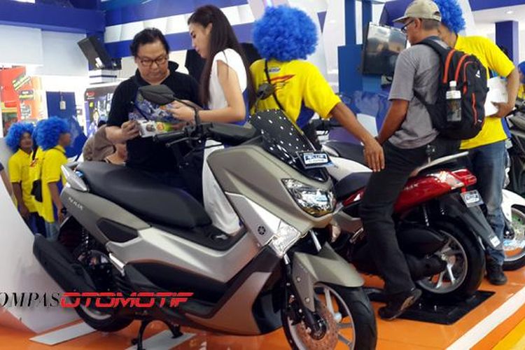 Yamaha NMAX benar-benar menjadi bintang pameran di Jakarta Fair Kemayoran 2016.