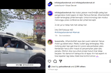 Aksi Koboi Pengemudi Mobilio Tembak Ban Pajero Sport di Demak