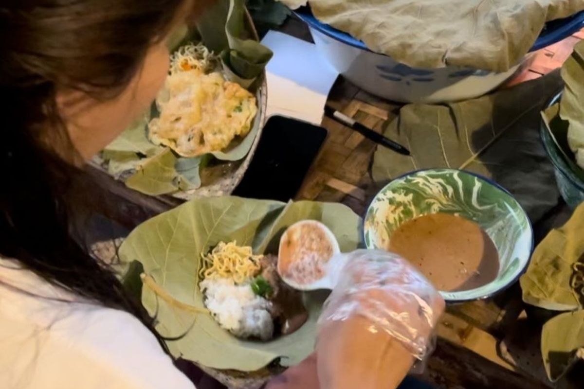 Nasi pecel yang dijual warga Gunungkidul