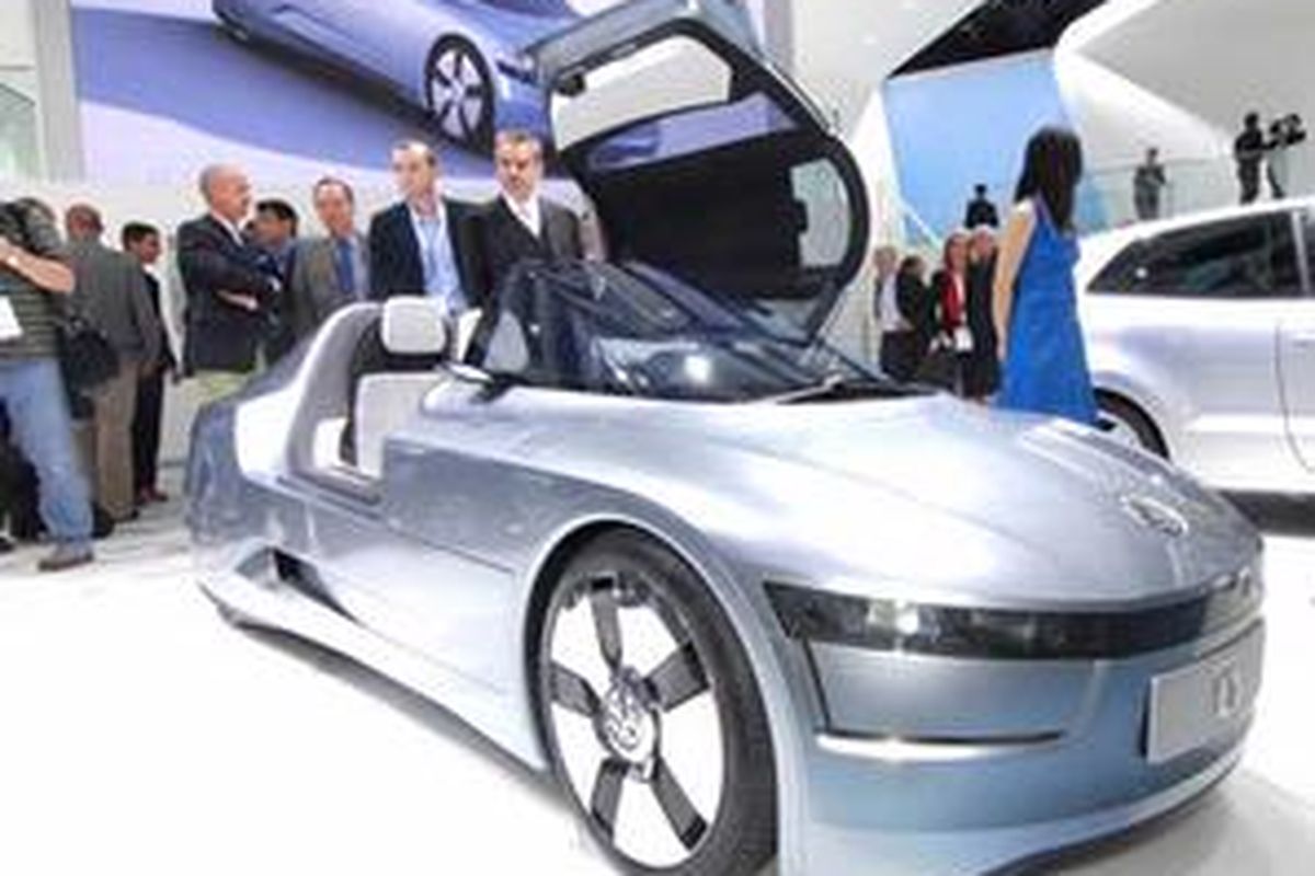 VW L1 diperkenalkan di Frankfurt Motor Show 2009 pada Press Day.