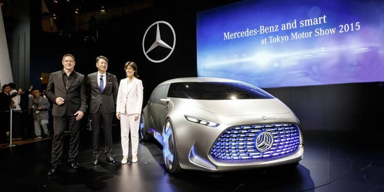 Perkenalan Mercedes-Benz Vision Tokyo di Tokyo Motor Show 2015.