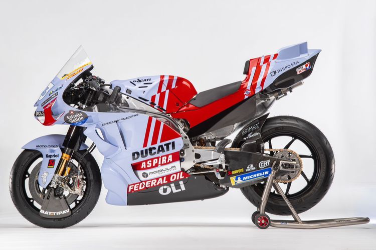 Livery tim Gresini Racing untuk MotoGP 2023