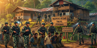 Laporan Korps Marinir TNI AL: Satgas Sudah Rebut 56 Markas OPM, 10 Orang Diamankan