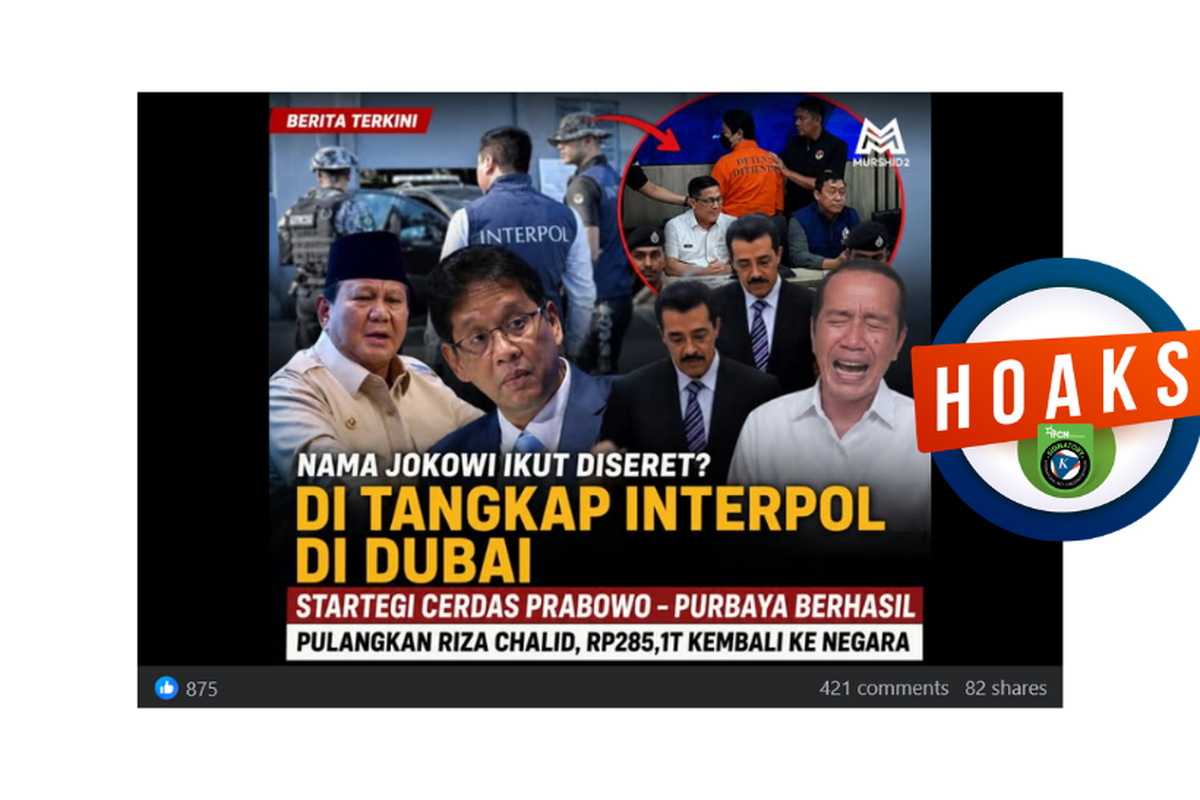 Riza Chalid Buron Internasional, Kabar Ditangkap di Dubai Beredar