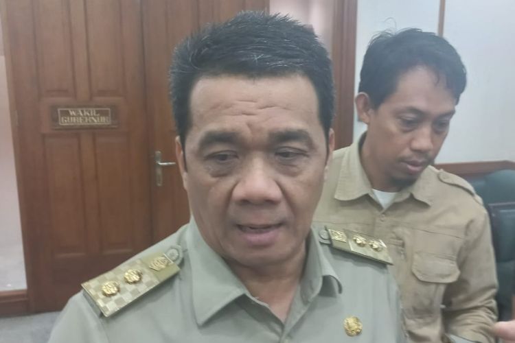 Wakil Gubernur DKI Jakarta Ahmad Riza Patria saat ditemui di Balai Kota DKI Jakarta, Selasa (9/8/2022).