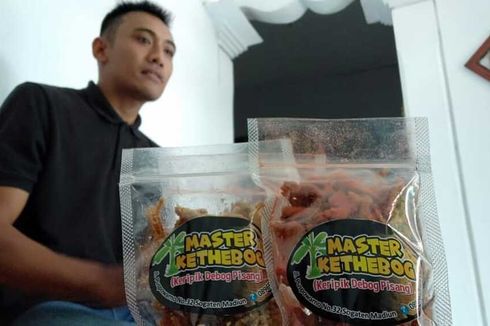 Frustrasi Dipecat Saat Pandemi, Pasutri Ini Jual Keripik Batang Pisang, Omzetnya Rp 30 Juta Sebulan