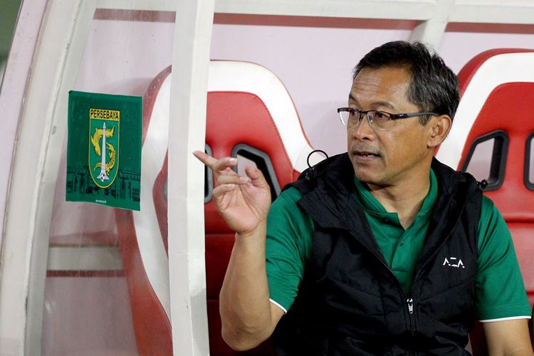 Pelatih Persebaya Surabaya, Aji Santoso.