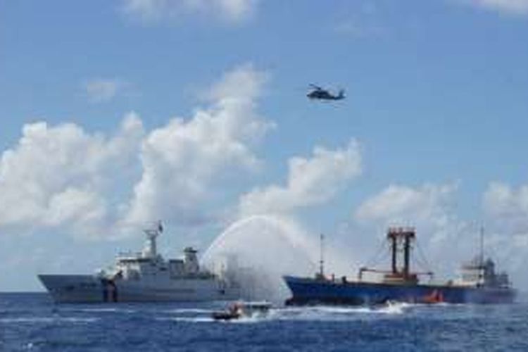 Taiwan menggelar latihan pencarian dan penyelamatan (SAR) di Laut China Selatan, Selasa (29/11/2016), sebagai bagian dari upaya memperkuat klaimnya di perairan vital dan strategis itu.