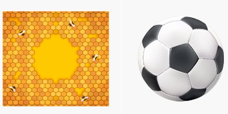 Sarang lebah dan bola