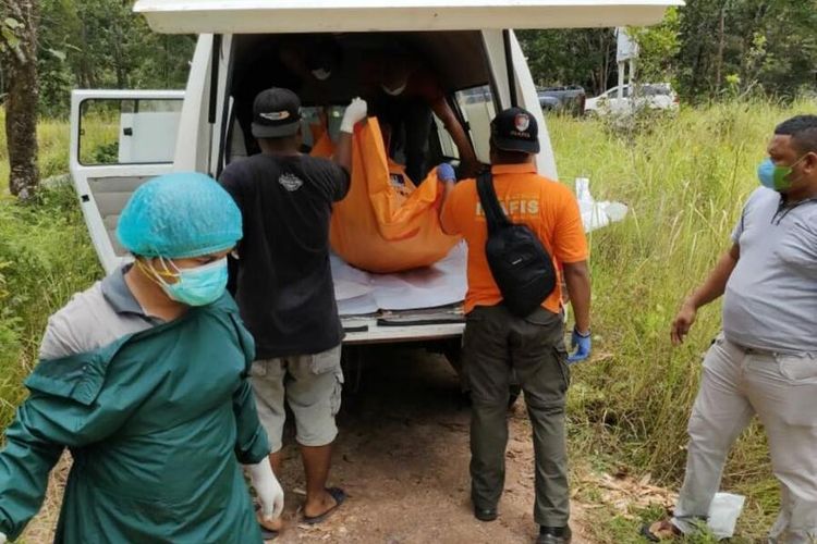 Sesosok Mayat Tanpa Identitas Ditemukan Warga Di Pinggir Jalan Menuju Kampung Rawa Biru Distrik Sota Kabupaten Merauke