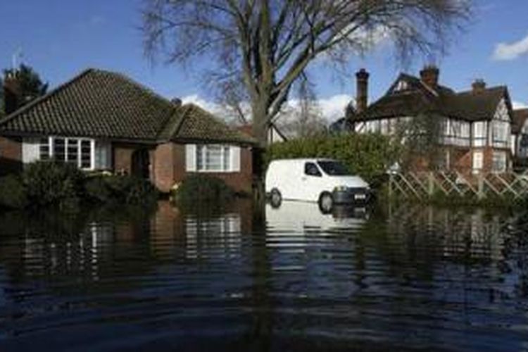 Harga rumah terkena banjir di Inggris akan melejit setelah tiga tahun.