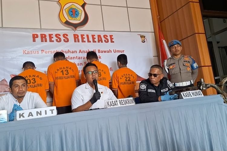 Polres Buru Maluku Ungkap 7 Kasus Pidana dari Pencurian hingga Pemerkosaan Anak Kandung