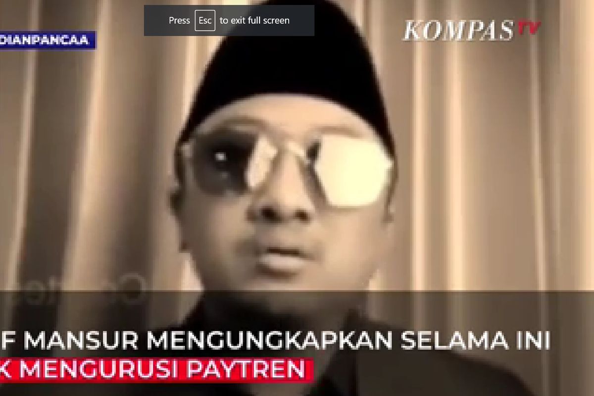 Curhat Ustaz Yusuf Mansur terkait masalah yang membelit PayTren