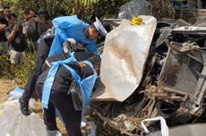 Tertabrak Kereta Kargo, Avanza Terseret hingga 50 Meter, Sopir Tewas di Tempat