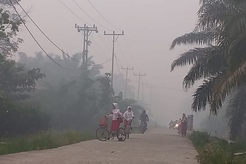 Kabut Asap Kian Parah, 13 Sekolah di Rupat Akhirnya Diliburkan