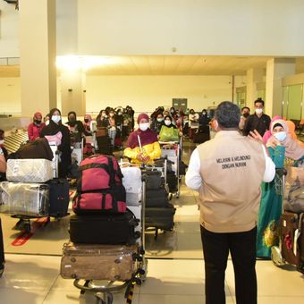 Ilustrasi pekerja migran Indonesia (PMI). 