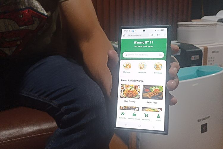 Inovasi Terbaru RT di Gandaria Jaksel, Siapkan Aplikasi Marketplace 'RT 11 Mart'