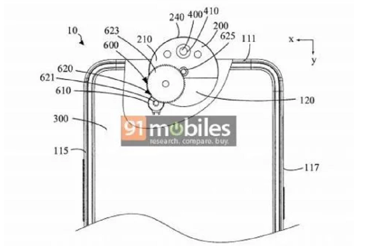 Oppo mematenkan desain kamera depan yang dapat berputar. 