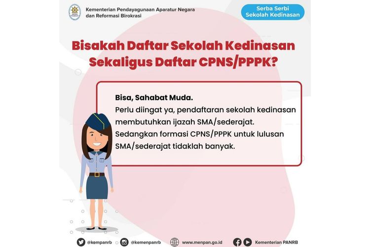 Kemenpan RB mengumumkan informasi baru terkait rekruitmen tahun ini. 