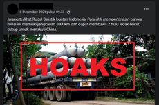 [HOAKS] Truk Mengangkut Rudal Balistik Buatan Indonesia