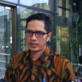 Juru Bicara Komisi Pemberantasan Korupsi (KPK) Febri Diansyah di Gedung KPK, Jakarta, Rabu (25/10/2017).