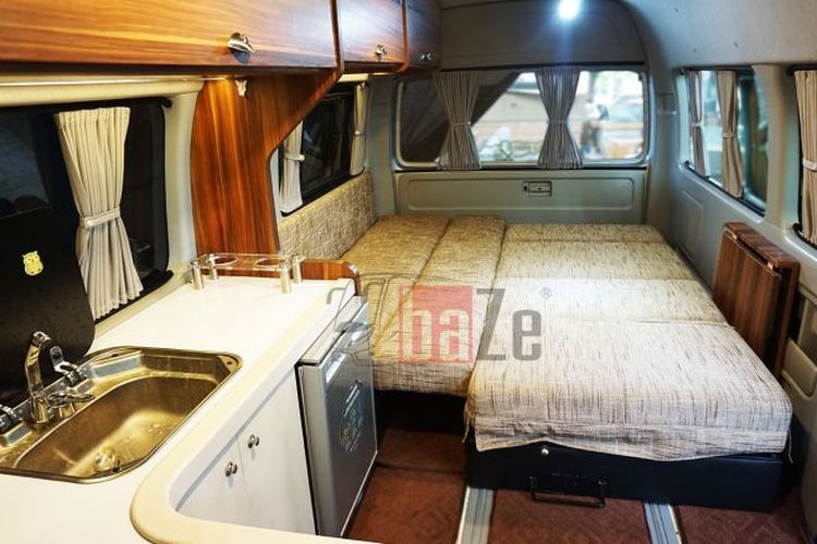 kasur tidur motorhome